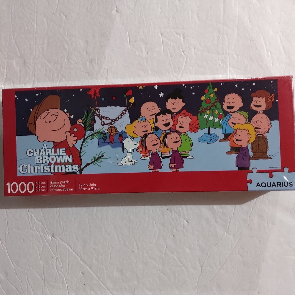 A Charlie Brown Christmas 1000 PC Jigsaw Puzzle 12" x 36"  NEW